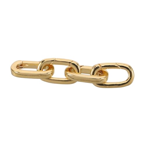 4 Stück Teiliges Diy Schmuckverschlüsse Ovaler Kettenverschluss und Armbandverschluss Vergoldete Karabiner für Halskettenverkürzung und Armbandgestaltung 4 Stück Teiliges Diy Schmuckverschlüsse Ovaler Kettenverschluss und Armbandverschluss Vergoldete Karabiner für Halskettenverkürzung und Armbandgestaltung von HAPINARY
