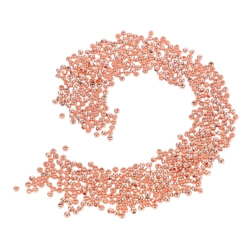 600 Stück Runde Handgemachte Perlen für Schmuckherstellung Glatte Spacer Perlen Roségold für Diy Armbänder und Accessoires 600 Stück Runde Handgemachte Perlen für Schmuckherstellung Glatte Spacer Perlen Roségold für Diy Armbänder und Accessoires von HAPINARY
