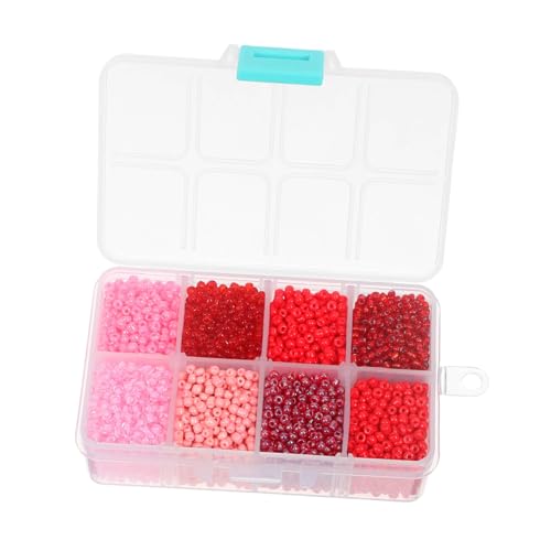 HAPINARY 1 Box Kugelperlen Schmuck Basteln Abstandsperlen Kreisperlen Perlen Perlen Für Die Armbandherstellung Taillenperlen Für DIY Armband Abstandsperlen Winzige von HAPINARY