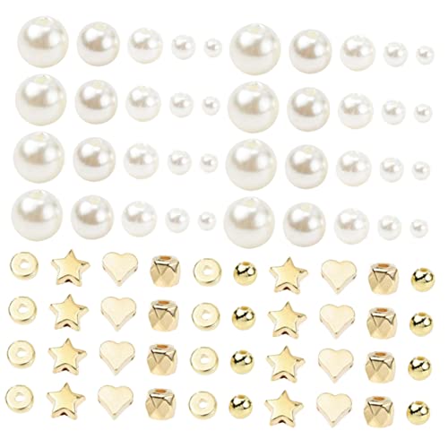HAPINARY 1 Box Perlen Abstandshalter Armbandmaterial, Halskettenherstellungsmaterial, DIY Ohrringperlen, Handgefertigtes Material, Schmuck Bastelzubehör, DIY Zubehör, Multifunktionale HAPINARY 1 Box Perlen Abstandshalter Armbandmaterial, Halskettenherstellungsmaterial, DIY Ohrringperlen, Handgefertigtes Material, Schmuck Bastelzubehör, DIY Zubehör, Multifunktionale von HAPINARY