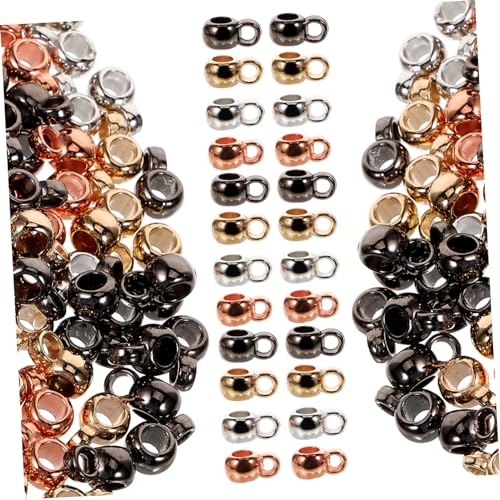 HAPINARY 1 Box Runde Perlen Verbindungsperlen Positionierungsperlen Perlenabstandshalter Für Armbänder Perlen Zur Schmuckherstellung Bügelperlen Abstandshalter Charm Perlen Charm Armband von HAPINARY