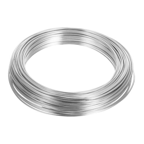 HAPINARY 1 Rolle Aluminiumdraht 15 Mm 098 Fuß Biegbarer Metalldraht Für Die Schmuckherstellung Puppenherstellung Bonsai Training Und DIY Bastelprojekte HAPINARY 1 Rolle Aluminiumdraht 15 Mm 098 Fuß Biegbarer Metalldraht Für Die Schmuckherstellung Puppenherstellung Bonsai Training Und DIY Bastelprojekte von HAPINARY