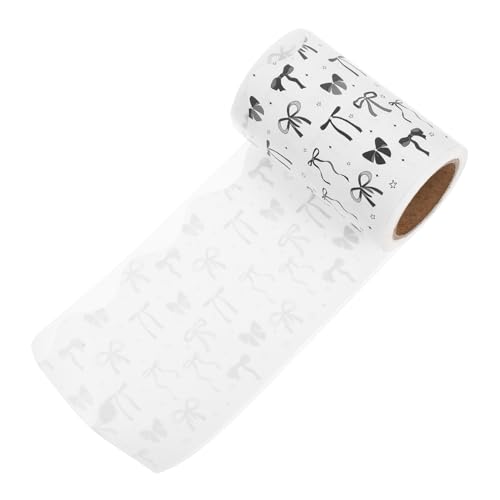 HAPINARY 1 Rolle Bogenrandaufkleber Pinnwandpapier Pinnwand Dekorationen Bulletin -Brettverkleidung abnehmbares Randpapier Pinnwand-Aufkleber Aufkleber aus beschichtetem Papier Schwarz von HAPINARY