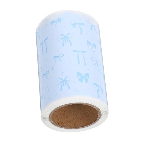 HAPINARY 1 Rolle Bogenrandaufkleber Trim Bulletin -grenzaufkleber Abnehmbares Randpapier Pinnwand-grenzen Pinnwand-aufkleber Klassenzimmer Grenze Blau Aufkleber Aus Beschichtetem Papier von HAPINARY