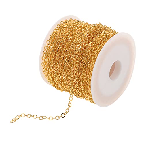 HAPINARY 1 Rolle Kupferkreuzkette, DIY Schmuckzubehörketten Zum Basteln, Dekorative Kette Zur Schmuckherstellung, Schmuckherstellungszubehör, DIY Schmuckkette, Halskettenkette Zur von HAPINARY