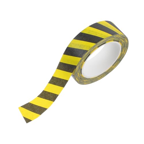 HAPINARY 1 Rolle Mini Verkehrswarnband für Gelbes Wiederverwendbares Klebeband für DIY Spielstraßen Sicheres und Design für Imaginative Spiele von HAPINARY