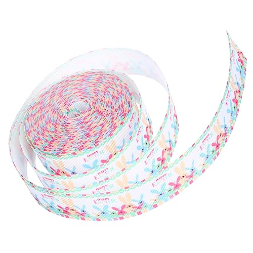 HAPINARY 1 Rolle Osterdekoration, Blumenband, Osterband Zum Verpacken Von Geschenken, Bastelbänder, Osterkunstband, Osterband, Ornamentband, Hintergrundband, Geschenkband, Musterbänder HAPINARY 1 Rolle Osterdekoration, Blumenband, Osterband Zum Verpacken Von Geschenken, Bastelbänder, Osterkunstband, Osterband, Ornamentband, Hintergrundband, Geschenkband, Musterbänder von HAPINARY