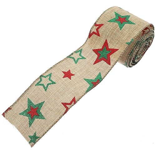 HAPINARY 1 Rolle Weihnachtsband, Partybänder, Geschenkband, Dekoband, Partydekorationen, Verpackungsbänder, Bastelbänder, DIY Bänder, Bänder Für DIY Bastelbänder, Feiertagsbänder HAPINARY 1 Rolle Weihnachtsband, Partybänder, Geschenkband, Dekoband, Partydekorationen, Verpackungsbänder, Bastelbänder, DIY Bänder, Bänder Für DIY Bastelbänder, Feiertagsbänder von HAPINARY