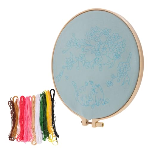 HAPINARY 1 Satz DIY Stickerei Kit für Erwachsene Komplettes mit Stickgarn und Zubehör für Handarbeiten Geeignet für Anfänger und Kreative Bastler HAPINARY 1 Satz DIY Stickerei Kit für Erwachsene Komplettes mit Stickgarn und Zubehör für Handarbeiten Geeignet für Anfänger und Kreative Bastler von HAPINARY