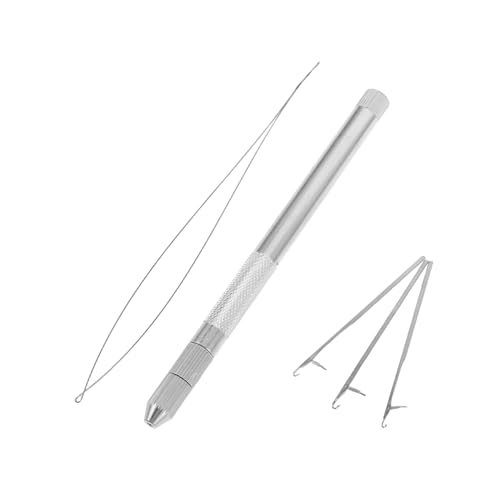 HAPINARY 1 Satz Häkelnadel für Haarverlängerungen Aluminiumgriff Einfädelwerkzeug für Dreadlock Pflege und Haarstyling Schnelles und Einfaches Perlen Einfädeln Langlebig und Vielseitig HAPINARY 1 Satz Häkelnadel für Haarverlängerungen Aluminiumgriff Einfädelwerkzeug für Dreadlock Pflege und Haarstyling Schnelles und Einfaches Perlen Einfädeln Langlebig und Vielseitig von HAPINARY