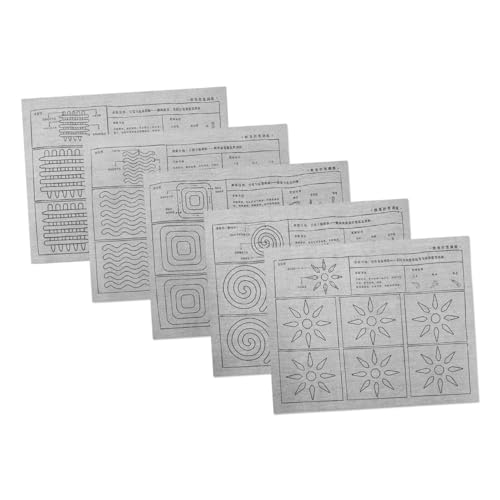 HAPINARY 1 Satz Wiederverwendbares Kalligraphie Set für Dickes Wasser Schreibtuch zur Verbesserung der Pinselkontrolle Umfassende Übungsunterlagen für Anfänger für Kalligraphie Training und von HAPINARY