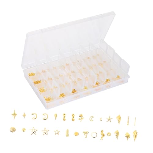 HAPINARY 1 Schachtel Fach Nail Art Zubehör mit Stern Mond Perlen charms Vielseitige DIY Nageldekorationen für Natürliche und Künstliche Nägel Einfache Anwendung für Stilvolle Fingernägel HAPINARY 1 Schachtel Fach Nail Art Zubehör mit Stern Mond Perlen charms Vielseitige DIY Nageldekorationen für Natürliche und Künstliche Nägel Einfache Anwendung für Stilvolle Fingernägel von HAPINARY