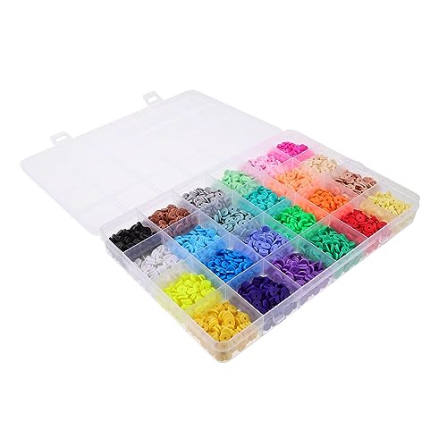 HAPINARY 1 Schachtel Perlenscheiben Aus Weichem Ton, Schmuckherstellung, Perlen, Basteln, DIY Perlen, Abstandsperlen, Halskette, DIY Perlen, Lose DIY Perlen, Bastelperlen, Charms, HAPINARY 1 Schachtel Perlenscheiben Aus Weichem Ton, Schmuckherstellung, Perlen, Basteln, DIY Perlen, Abstandsperlen, Halskette, DIY Perlen, Lose DIY Perlen, Bastelperlen, Charms, von HAPINARY