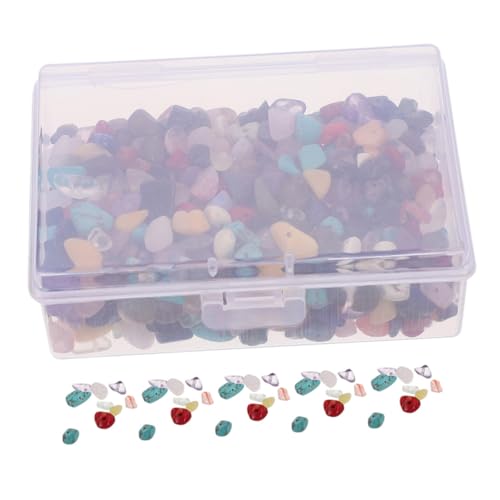 HAPINARY 1 Schachtel Unregelmäßige Naturstein Perlen Bunte DIY Schmucksteine Robuste Handgefertigte Kieselsteine für Armbänder Halsketten Ohrschmuck und Bastelprojekte HAPINARY 1 Schachtel Unregelmäßige Naturstein Perlen Bunte DIY Schmucksteine Robuste Handgefertigte Kieselsteine für Armbänder Halsketten Ohrschmuck und Bastelprojekte von HAPINARY