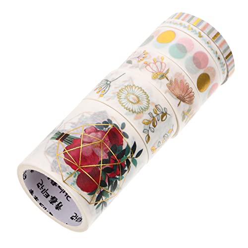 HAPINARY 1 Schachtel Washi Tape Dekorative Klebebänder für DIY Projekte mit Saisonalen Designs für Journals Scrapbooking und Geschenkgestaltung Hochwertiges und Leicht Tragbares Material von HAPINARY