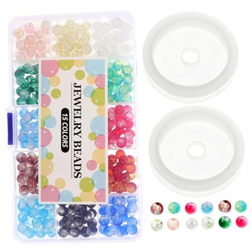 HAPINARY 1 Set Glasperlen, Bastelzubehör, Perlen Zur Herstellung Von Halsketten, DIY Perlen, Lose Perlen Zur Schmuckherstellung, DIY Lose Perlen, Halsketten, Perlen, Armbandherstellung, von HAPINARY