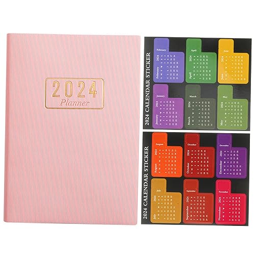 HAPINARY 1 Set Kalender Notizblock Planbuch Wochenplaner Schreibtischplaner Stundenplaner Notizbuch Planer Datum Notizplaner Kalender Studienplanblock Kalender Notizbuch Schulplaner von HAPINARY