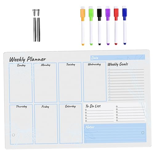 HAPINARY 1 Set Notiztafel, Planungstafeln, Beschreibbare Tischtafel, Memo Schreibtafel, Kleines Whiteboard, Trocken Abwischbarer Notizblock Für Den Schreibtisch, Desktop Message Board, von HAPINARY