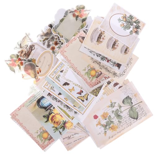 HAPINARY 1 Set Pflanzen Und Blumenaufkleber, Tagebuch Set, Scrapbooking Zubehör, DIY Material, Papier, DIY Scrapbook Aufkleber, Notizbuch Material, Papier, Scrapbooking Zubehör, HAPINARY 1 Set Pflanzen Und Blumenaufkleber, Tagebuch Set, Scrapbooking Zubehör, DIY Material, Papier, DIY Scrapbook Aufkleber, Notizbuch Material, Papier, Scrapbooking Zubehör, von HAPINARY