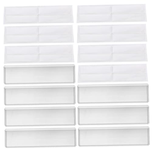HAPINARY 1 Set Selbstklebende Etikettenhalter Für Regaletiketten, Etikettenhalter Für Regaletiketten, Selbstklebende Karteikartenhalter, Selbstklebende Kartenhalter, Etikettentaschen, von HAPINARY