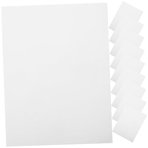 HAPINARY 10 Blatt Doppeltes Klebeband Hochtransparente Schneidbare Klebefolie aus Pet für Bastelprojekte Büroorganisation von HAPINARY