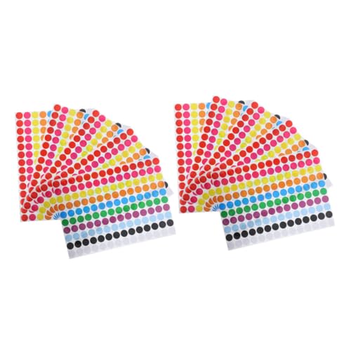 HAPINARY 10 Blatt Klebepunkte Runde Punktaufkleber Selbstklebend Ablösbar für Schule Büro Organisation und Farbcodierung Vielseitig Einsetzbar zum Beschriften und Sortieren HAPINARY 10 Blatt Klebepunkte Runde Punktaufkleber Selbstklebend Ablösbar für Schule Büro Organisation und Farbcodierung Vielseitig Einsetzbar zum Beschriften und Sortieren von HAPINARY