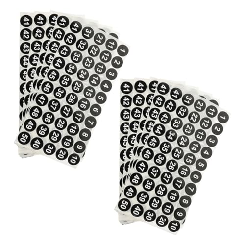 HAPINARY 10 Blatt Rund Selbstklebende Zahlen Aufkleber mit Nummern Stark Haftend Vielseitig für Büro Lager und Versand zur Klassifikation und Organisation HAPINARY 10 Blatt Rund Selbstklebende Zahlen Aufkleber mit Nummern Stark Haftend Vielseitig für Büro Lager und Versand zur Klassifikation und Organisation von HAPINARY
