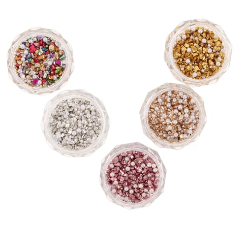 HAPINARY 10 Boxen Unregelmäßige Schimmernde Nagelperlen Zerdrückte Steinchen und Flache Strasssteine für Kreative Maniküre-dekoration Einfach Anzuwenden Vielseitig für DIY Nail Art HAPINARY 10 Boxen Unregelmäßige Schimmernde Nagelperlen Zerdrückte Steinchen und Flache Strasssteine für Kreative Maniküre-dekoration Einfach Anzuwenden Vielseitig für DIY Nail Art von HAPINARY