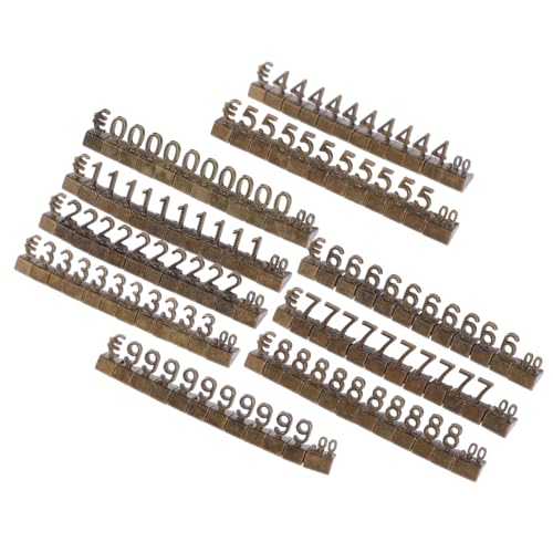 HAPINARY 10 Sets Schmuckwürfel Mit Zahlen, Schmuck Displayblöcke Aus Metall, Displayständer, Schmuckanhänger Für Preisauszeichnung, Verkaufsdisplayständer, Zahlen Displaytafeln HAPINARY 10 Sets Schmuckwürfel Mit Zahlen, Schmuck Displayblöcke Aus Metall, Displayständer, Schmuckanhänger Für Preisauszeichnung, Verkaufsdisplayständer, Zahlen Displaytafeln von HAPINARY