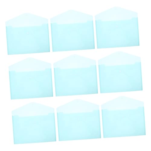 HAPINARY 10 Stück Aktenhalter, Dokumentenhalter, Knopf Aktentaschen, Praktische Akten Organizer, Transparente Aktentaschen, Dokumententasche, Dokumentenaufbewahrungs Organizer, von HAPINARY