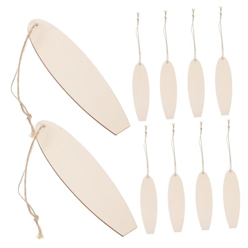 HAPINARY 10 Stück Bemalte Holzbretter, Surfbrett Wandschild, Surfbrettschilder, Holz Surfbrett, Holzbretter Zum Basteln, Holzornamente Zum Basteln, DIY Holzwandbehang, Holz Surfbrett von HAPINARY