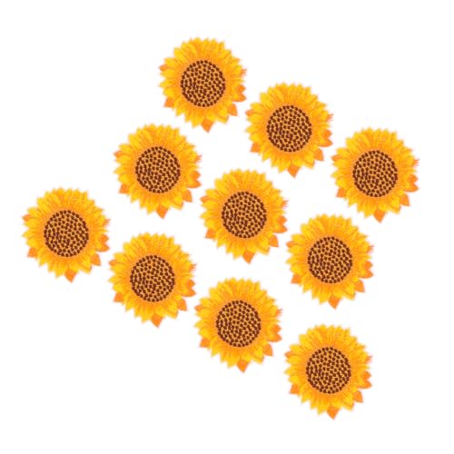 HAPINARY 10 Stück Bestickte Patches, Applikationen, Blumen Aufbügler, Kleiderflicken, Stoffflicken Für Kleidung, Kleine Aufbügler, Blumen Applikation, Aufnäher von HAPINARY