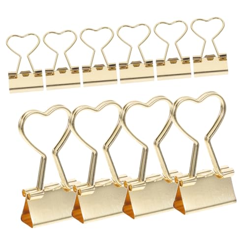 HAPINARY 10 Stück Binder Dokumentenklammern, Kleine Aktenklammern, Büroklammern, Bürobedarf, Papier, Verschiedene, Winzige Büroklammern, Metallklammern Zum Aufhängen Von Dokumenten, HAPINARY 10 Stück Binder Dokumentenklammern, Kleine Aktenklammern, Büroklammern, Bürobedarf, Papier, Verschiedene, Winzige Büroklammern, Metallklammern Zum Aufhängen Von Dokumenten, von HAPINARY