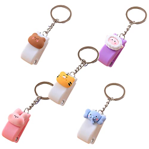 HAPINARY 10 Stück Cartoon Hefter Schlüsselanhänger, Kleiner Hefter, Mini Schlüsselanhänger, Klammerloser Hefter, Schlüsselanhänger, Mini Hefter, Großpackung, Süßer Mini Hefter, HAPINARY 10 Stück Cartoon Hefter Schlüsselanhänger, Kleiner Hefter, Mini Schlüsselanhänger, Klammerloser Hefter, Schlüsselanhänger, Mini Hefter, Großpackung, Süßer Mini Hefter, von HAPINARY