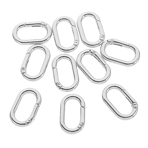 HAPINARY 10 Stück Gepäck Federringschnalle, Ovale Karabiner Taschen Hardware, Federschnalle Für Bastelarbeiten, Feder Schlüsselringschnalle, Verriegelung, Karabiner Federschnalle, HAPINARY 10 Stück Gepäck Federringschnalle, Ovale Karabiner Taschen Hardware, Federschnalle Für Bastelarbeiten, Feder Schlüsselringschnalle, Verriegelung, Karabiner Federschnalle, von HAPINARY