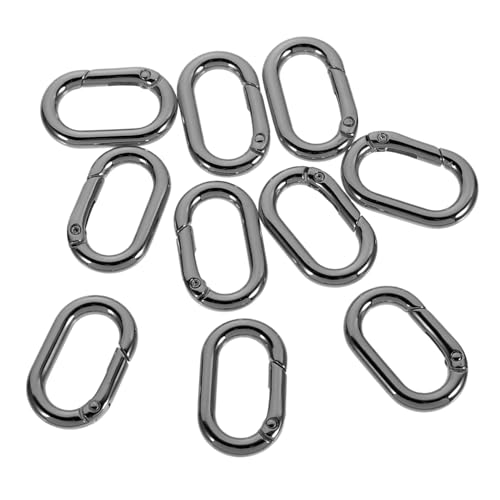 HAPINARY 10 Stück Gepäck Federringschnalle, Verriegelung, Karabiner, Taschen Hardware, Federschnalle Zum Basteln, Ovaler Schnappclip, Haken, Federschnappclip Für Taschen, Federschnalle, HAPINARY 10 Stück Gepäck Federringschnalle, Verriegelung, Karabiner, Taschen Hardware, Federschnalle Zum Basteln, Ovaler Schnappclip, Haken, Federschnappclip Für Taschen, Federschnalle, von HAPINARY