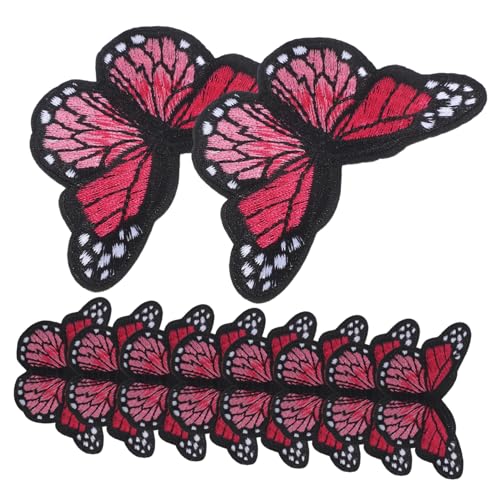 HAPINARY 10 Stück Große Schmetterling Bügelpatches Bestickt Farbecht und Langlebig Schnell und Einfach zum Aufbügeln zur Kleidungreparatur und Diy Verzierung für Erwachsene HAPINARY 10 Stück Große Schmetterling Bügelpatches Bestickt Farbecht und Langlebig Schnell und Einfach zum Aufbügeln zur Kleidungreparatur und Diy Verzierung für Erwachsene von HAPINARY