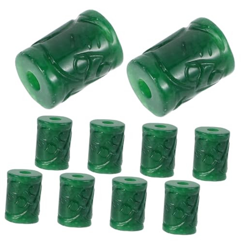 HAPINARY 10 Stück Grüne Spacer Perlen für Diy Schmuckherstellung Lose Imitation Jade Perlen für Armbänder und Bastelarbeiten Chinesische Handgefertigte Schmuckzubehörteile für Projekte HAPINARY 10 Stück Grüne Spacer Perlen für Diy Schmuckherstellung Lose Imitation Jade Perlen für Armbänder und Bastelarbeiten Chinesische Handgefertigte Schmuckzubehörteile für Projekte von HAPINARY