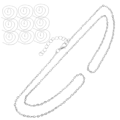 HAPINARY 10 Stück Halskettenkette, Lose, Diy, Handgefertigtes Zubehör, Halskettenherstellungskette, DIY Kette, Halskette, Metallkette Zur Schmuckherstellung, Halskettenketten Für HAPINARY 10 Stück Halskettenkette, Lose, Diy, Handgefertigtes Zubehör, Halskettenherstellungskette, DIY Kette, Halskette, Metallkette Zur Schmuckherstellung, Halskettenketten Für von HAPINARY