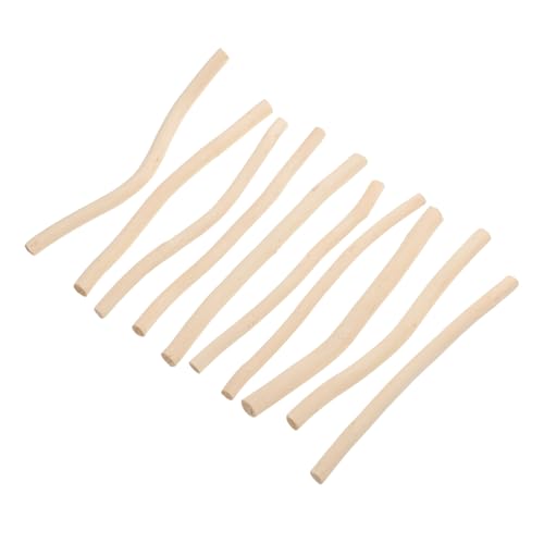 HAPINARY 10 Stück Handgefertigte Malrequisiten, Holzzweige Zum Basteln, Trockene Zweige, DIY Bastelstäbe, Zweige, Ornament, Natürliche Stäbe, Holzstab, Langlebige Stäbe, DIY Bastelstäbe von HAPINARY