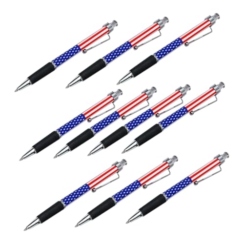 HAPINARY 10 Stück Kugelschreiber Mit Flagge Glatter Kugelschreiber Schreibstift Für Die Schule Patriotische Stifte Patriotischer Stift Büro Stift Büroschreibstift Tintenstifte Plastik HAPINARY 10 Stück Kugelschreiber Mit Flagge Glatter Kugelschreiber Schreibstift Für Die Schule Patriotische Stifte Patriotischer Stift Büro Stift Büroschreibstift Tintenstifte Plastik von HAPINARY