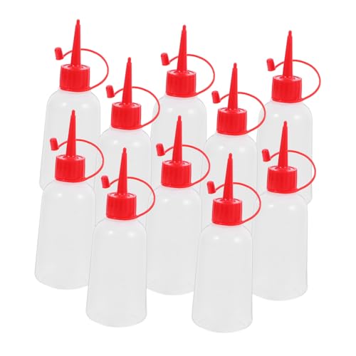 HAPINARY 10 Stück Ldpe Quetschflaschen mit Nadelspitze Weiche Präzisionsflaschen mit Roter Kappe für Kleber Acrylfarbe Bastelprojekte und Präzises Dosieren HAPINARY 10 Stück Ldpe Quetschflaschen mit Nadelspitze Weiche Präzisionsflaschen mit Roter Kappe für Kleber Acrylfarbe Bastelprojekte und Präzises Dosieren von HAPINARY