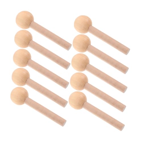 HAPINARY 10 Stück Lochbrett Holzstab Zubehör, Holzklammern, Holzstab, Stecktafelhaken, Aufhänger Für Stecktafel, Holzklammer Für Stecktafel, Boho Raumdekor, Haken Für Holzstecktafel, von HAPINARY