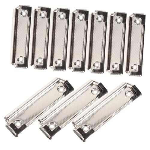 HAPINARY 10 Stück Metallclips Für Klemmbretter, Klemmbrettclips Für Krankenpfleger, Ordner Klemmbretter, Klemmbrettclips Für, Klemmbrettclips Aus Metall, Klemmbrettclips Für Planer, von HAPINARY
