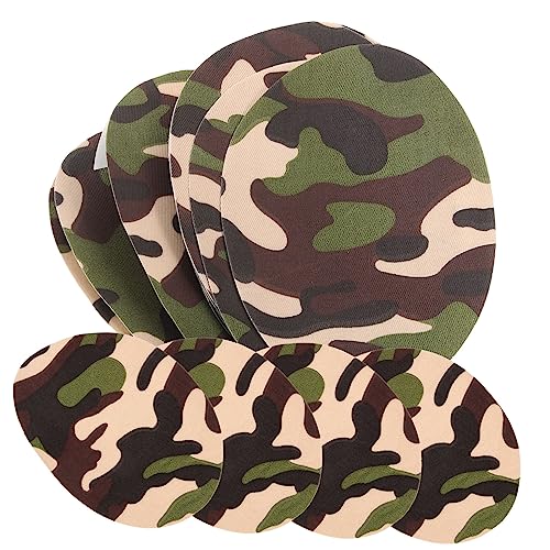 HAPINARY 10 Stück Stoffflicken Zum Aufbügeln, Camouflage Flicken, Chenille Flicken, Stoffreparaturflicken, Camoflage Jeansflicken, Dekorative Flicken Für Kleidung, Zum Aufbügeln, Für von HAPINARY