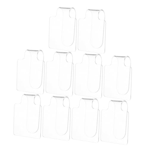 HAPINARY 10 Stück Teiliges Acryl-Make-up-mischpalette Transparent Handlich Kratzfest zum Präzisen Mischen von Foundation Lidschatten und Nagelkunst Leicht zu Reinigen für Profi Heimgebrauch von HAPINARY