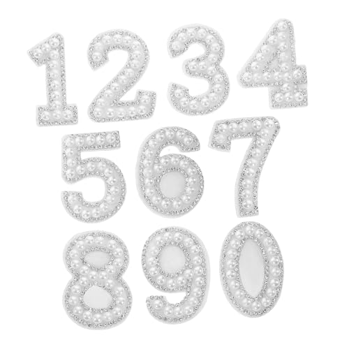 HAPINARY 10 Stück Teiliges Aufbügelbare Patches Glitzer Rhinestone Applikationen für Kleidung Diy Dekorationen Imitation Perlen für Projekte HAPINARY 10 Stück Teiliges Aufbügelbare Patches Glitzer Rhinestone Applikationen für Kleidung Diy Dekorationen Imitation Perlen für Projekte von HAPINARY