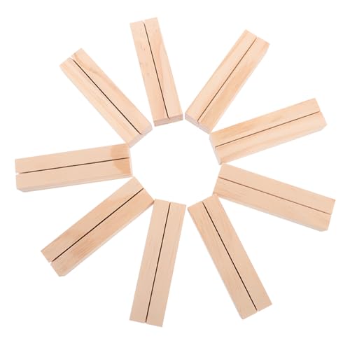 HAPINARY 10 Stück Teiliges Holz Kartenhalter für Hochzeit und Restaurant Stabile Tischkartenhalter aus Naturbelassenem Kiefernholz Vielseitig Einsetzbar für Tischnummern Menükarten und HAPINARY 10 Stück Teiliges Holz Kartenhalter für Hochzeit und Restaurant Stabile Tischkartenhalter aus Naturbelassenem Kiefernholz Vielseitig Einsetzbar für Tischnummern Menükarten und von HAPINARY