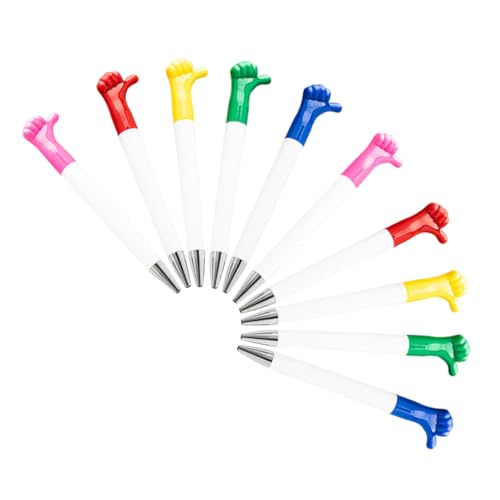 HAPINARY 10 Stück Teiliges Kugelschreiber mit Niedlichen Handgesten Rot Gelb Blau Grün und Motivationsstifte mit Inspirierenden Sprüchen Leichte Handliche Dankesgeschenke für Ärzte HAPINARY 10 Stück Teiliges Kugelschreiber mit Niedlichen Handgesten Rot Gelb Blau Grün und Motivationsstifte mit Inspirierenden Sprüchen Leichte Handliche Dankesgeschenke für Ärzte von HAPINARY