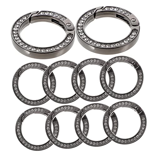 HAPINARY 10 Stück Teiliges Metallringe Taschen Schnallen aus Legierung Runde Stabile Verbindungselemente für Geldbörsen DIY Handtaschen Gürtel und Bastelprojekte Wiederverwendbar Leicht HAPINARY 10 Stück Teiliges Metallringe Taschen Schnallen aus Legierung Runde Stabile Verbindungselemente für Geldbörsen DIY Handtaschen Gürtel und Bastelprojekte Wiederverwendbar Leicht von HAPINARY